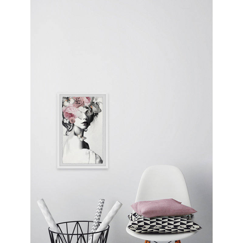 Pinky Floral Beauty by Parvez Taj - Single Picture Frame Print, 61cm H x 41cm W