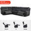 Natumbua 5 Seater Reclining Sofa & Chaise-2075733009