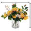 Roses In Crackle Vase - 17 Inches-441399157