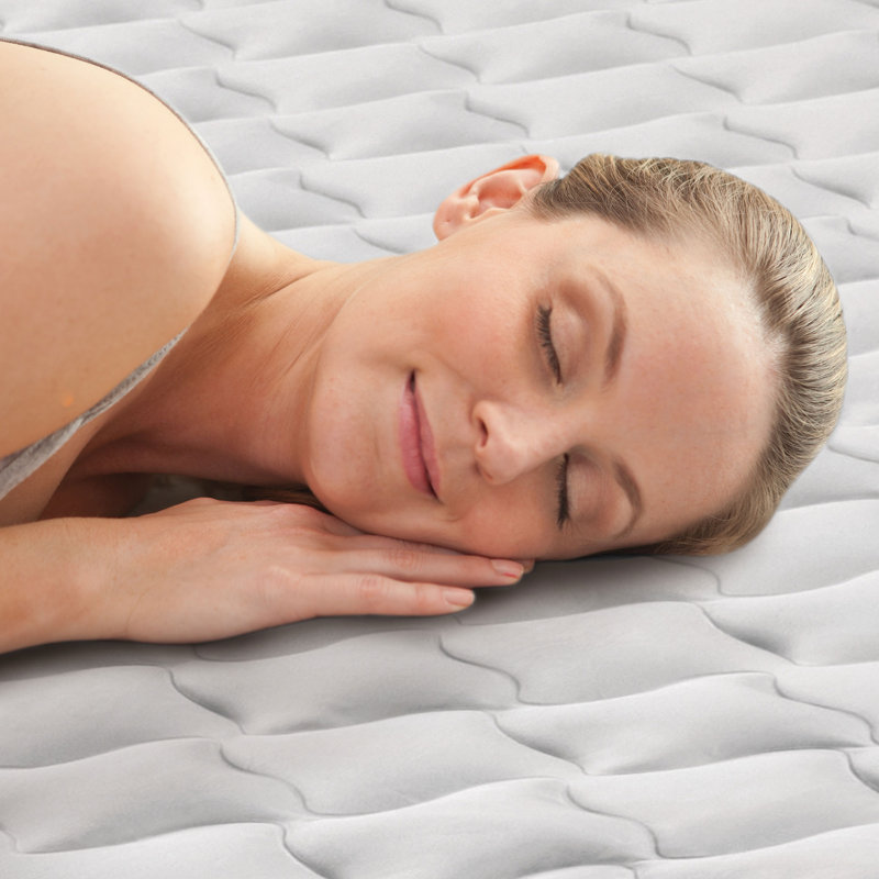 Intex 20" Gray Twin Air Mattress with Built-in Pump