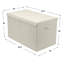 Grand coffre à jouets avec couvercle Sorbus, beige-28213837