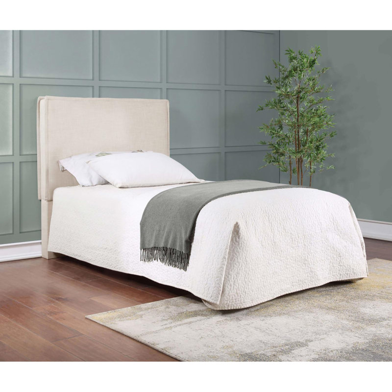 Sand Headboard With Flange Detail, Twin