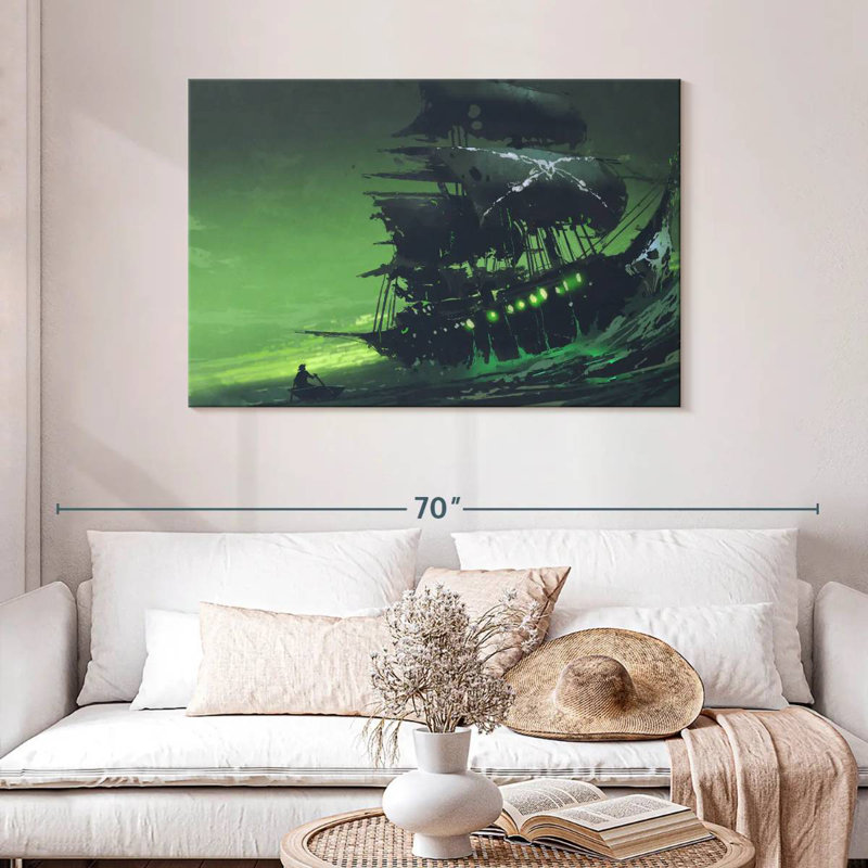 Mehar The Flying Dutchman, 30" H x 45" W