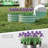 2-Pack Galvanized Raised Garden Beds, With Open Base-1595963609