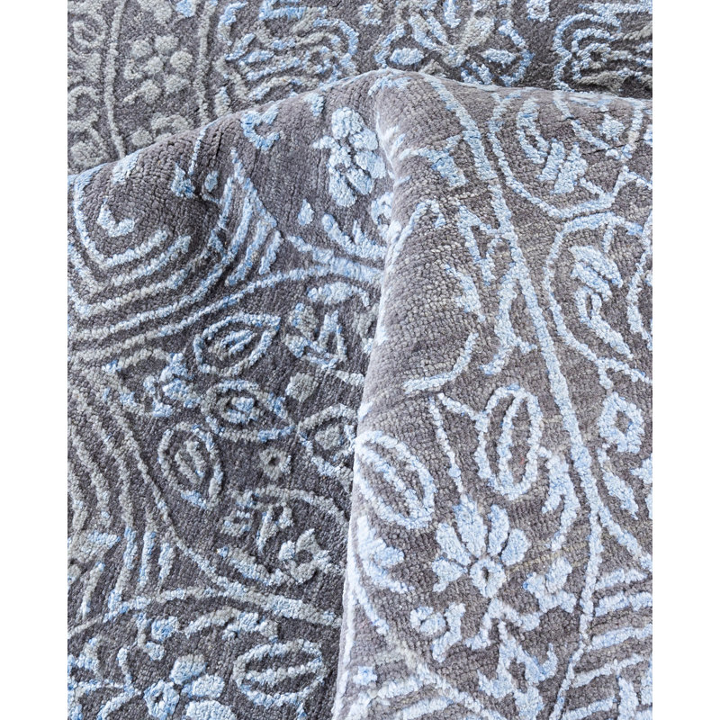 Overdyed One-of-a-Kind 9' 0" X 12' 3" Hand Knotted Area Rug