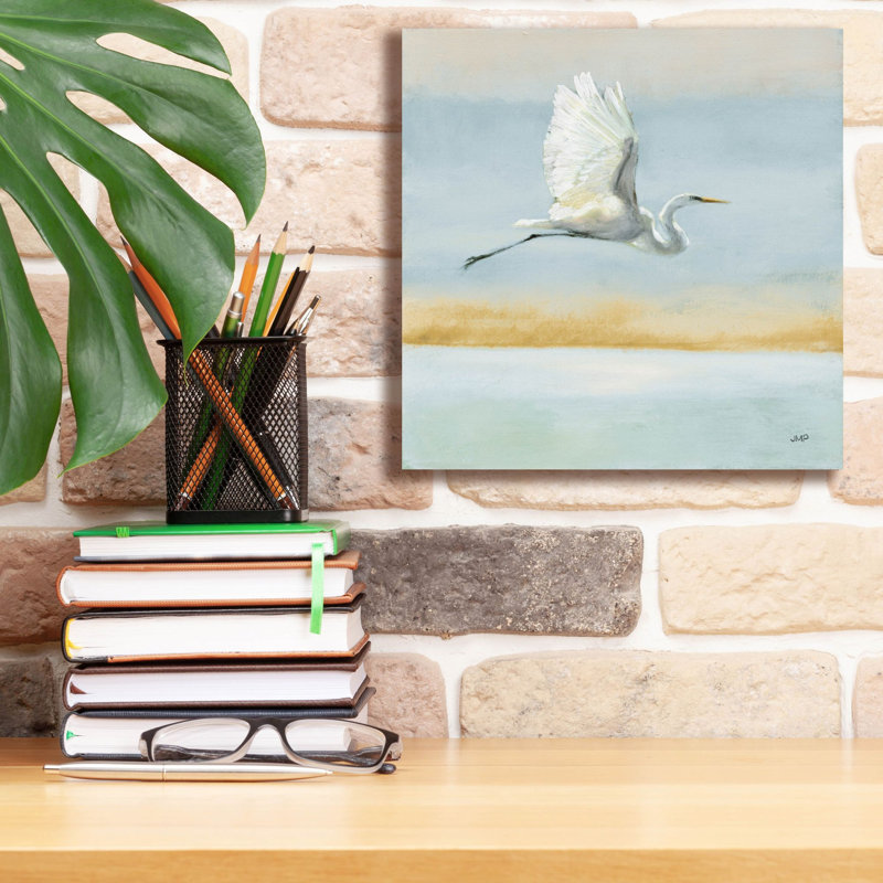Art mural sur toile Winston Porter «Flight Blue Sky» par Julia Purinton, H 12 po x l 12 po x P 0,75 po