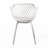 Poppy Chair Outdoor Dining Furniture - White Polypropylene, Weather-, Stable Seat Utility, Diamond Mesh Shape, Modern Assurance Of Utility Level Chair In Make, Feature, Excellent-Grade Quality-1754168386