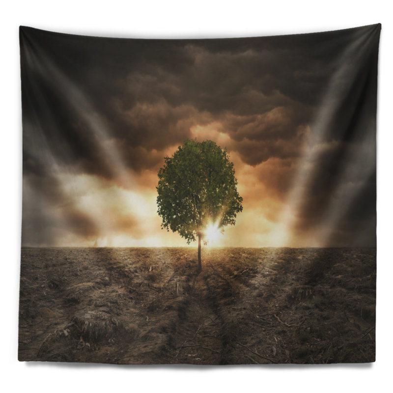 Polyester Tapestry, 78" H x 92" W