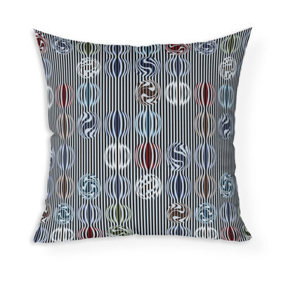 Coussin décoratif géométrique Gridscape