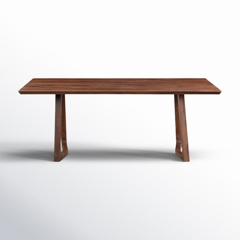Longfellow Solid Wood Dining Table, Walnut