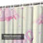Rideau de douche imperméable hibiscus tropical avec 12 crochets-2009701102