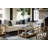Adalard Glass Top End Table