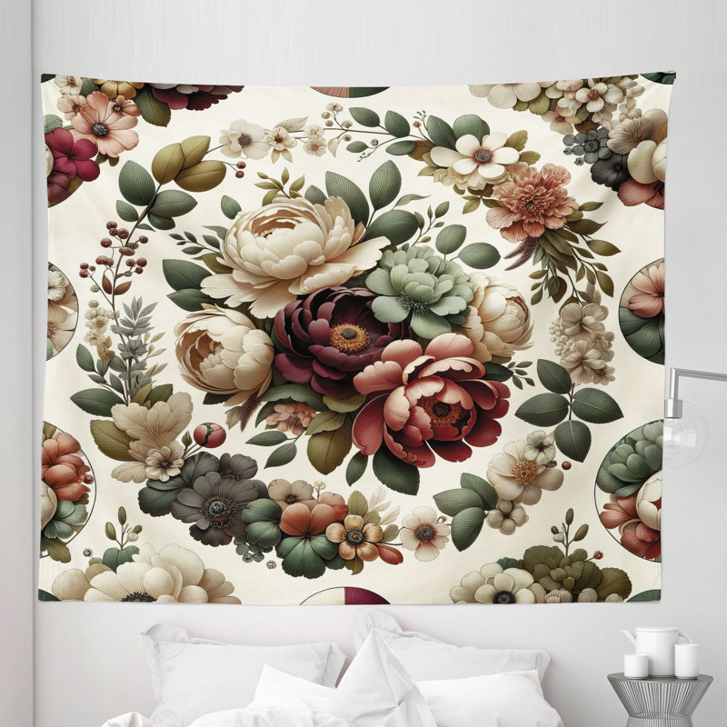 Tapisserie en microfibre, H 104 po x l 88 po