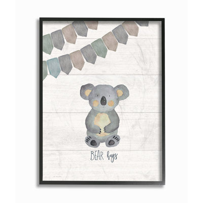 « bear hugs », art encadré Farrer