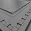 Carreau de plafond en PVC 2 pi x 2 pi noir
