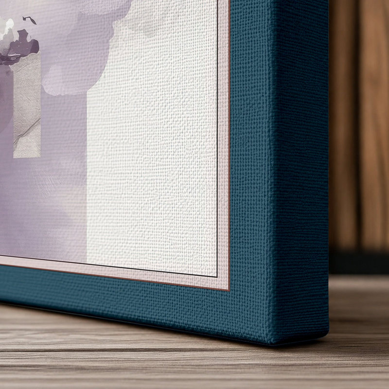 Print, 30x20 - 76.2 x 50.8 cm, Teal Border