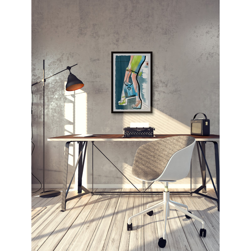 On-trend Wedges by Parvez Taj - Single Picture Frame Painting, 30 cm H x 20 cm W