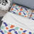 Trendy Orange Camouflage Polyester Camouflage Duvet Cover
