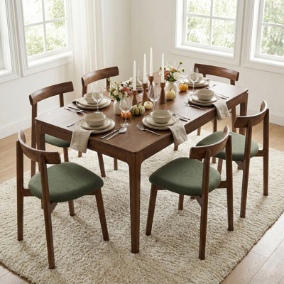 Kinfolk Rectangle Wooden Dining Table - 150cm