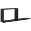  Floating Shelves with Shelf with Storage Engineered Wood Wall Mounted
