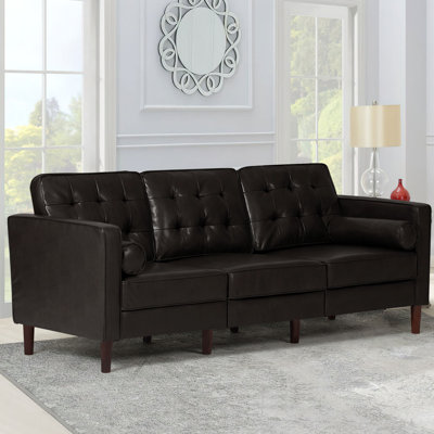 Mandile Faux Leather Sofa