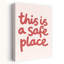 This Is A Safe Place Modern Peaceful Serene Architecture Wall Art Print 1 Piece Wrapped Canvas Wall Art-1911951243