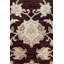 Tapis unique nouvel âge 2 pi 11 po x 8 pi 11 po Agra en bourgogne / ivoire / gris / pêche