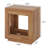 Danquiel 24" Farmhouse End Table-1436587806