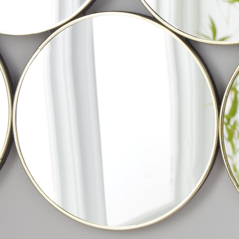 Croley Metal Flat Wall Mirror