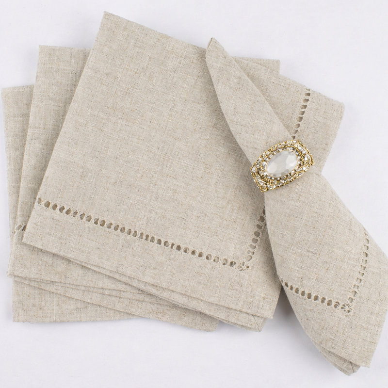 Tattersall Linen No Pattern Square Napkin