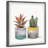 " Succulent Pair " by Parvez Taj Painting Print-985821887