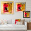 «Modern Energetic Color Dance X», reproduction de cadre photo sur toile-377613778-377613788