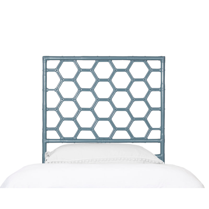Honeycomb Bed, King, Light Blue