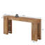 Console de style maison de campagne 70,9 po extra-longue - Canapé d'entrée en bois étroit derrière le canapé