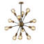 Lustre spoutnik en métal
