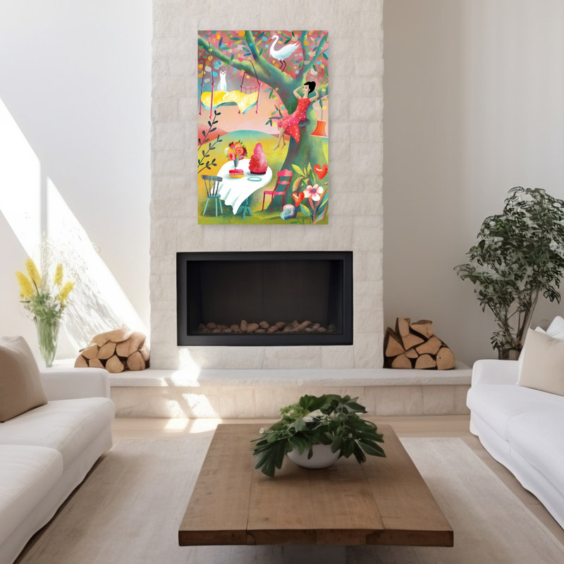 Art contemporain contemporain abstrait, H 48 po x l 32 po