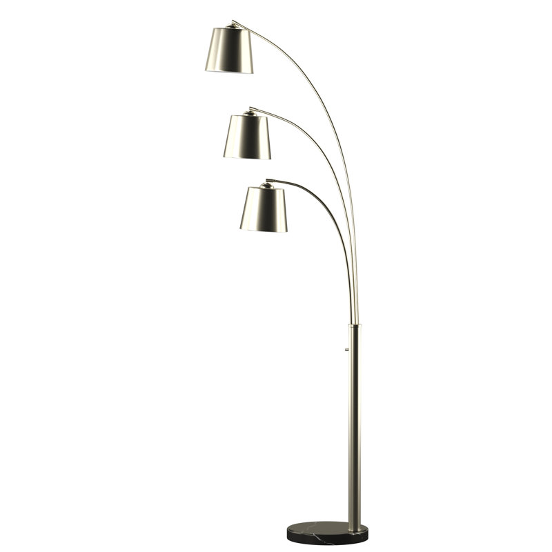 Aada 76.5'' Tree Floor Lamp, E27 Type A 60W, Silver