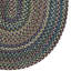 Tapis d'intérieur réversible et multicolore en nylon tressé, polyester et laine Walnut Cove