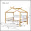 Lit en bois avec structure en bois de couleur originale, lit gigogne et bibliothèque pour chambre d'enfant-1707174702