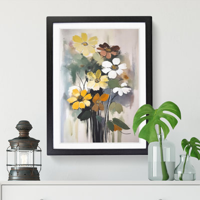 FRM-V0523-899X Flowers Mid Century Modern Vol.6 - Single Picture Frame Print