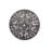 Pakarad Round Metal Outdoor Dining Table With Umbrella Hole , 42'' in. W 42'' in. D