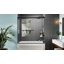 56" - 60" W x 58" H Double Sliding Framed Tub Door with Clear Glass-91311989