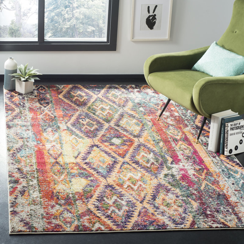 Tapis performance oriental Isabea, Rectangle 4 pi x 5 pi 7 po