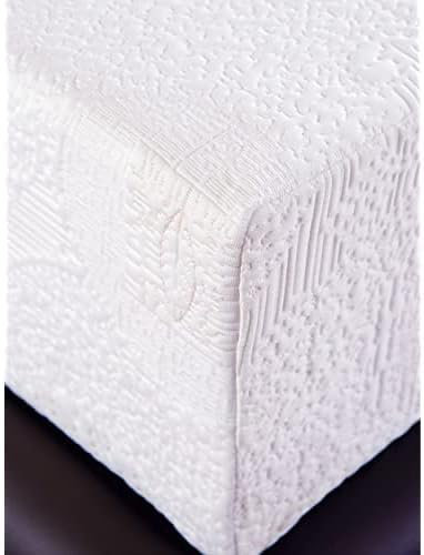 Collection Herbal Fusion, matelas en mousse viscoélastique infusée de thé vert, blanc., 10", Grand lit