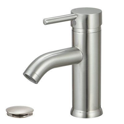 Single-handle Bathroom Faucet with Drain Assembly