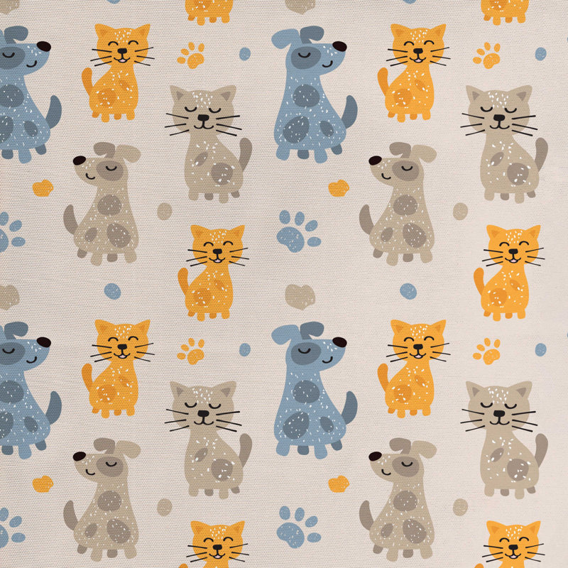 Tissu d’animaux, l 36 po x L 360 po
