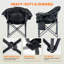 Chaises chauffantes de camping chauffantes, fauteuil chauffant surdimensionné pour adultes XL, batterie non incluse