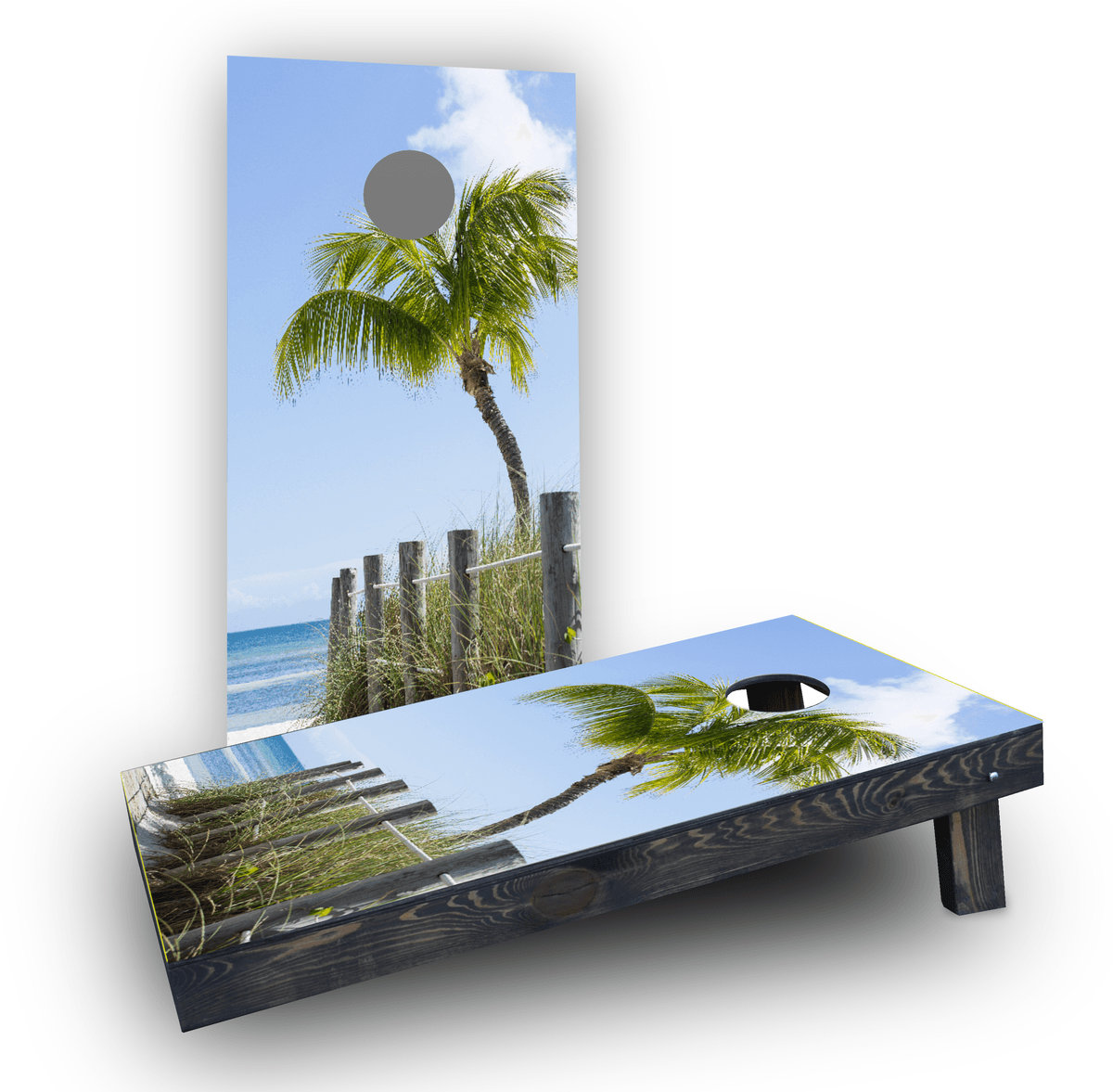 Custom Cornhole Boards Ensemble de jeu cornhole the mer path to the mer ...