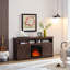 Console de divertissement avec porte de grange pour téléviseur de 65 pouces avec rangement ouvert et fermé | Idée de cadeau-1530827944-1530827950