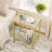 Onir Glass Top End Table Set